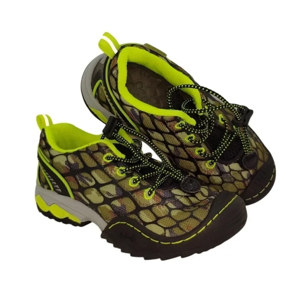 Jambu Pythos Toddler Boys Pre-owned Black & Green Hiking Sneakers - sz. 12M